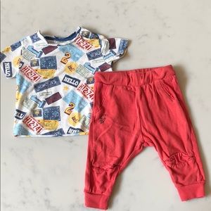 Zara Set - Size 3-6 month